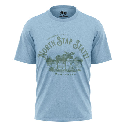 Welcome to Minnesota T-Shirt, North Star State Moose Tee