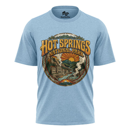 Hot Springs National Park Tee | Retro Bathhouse Row Travel Shirt