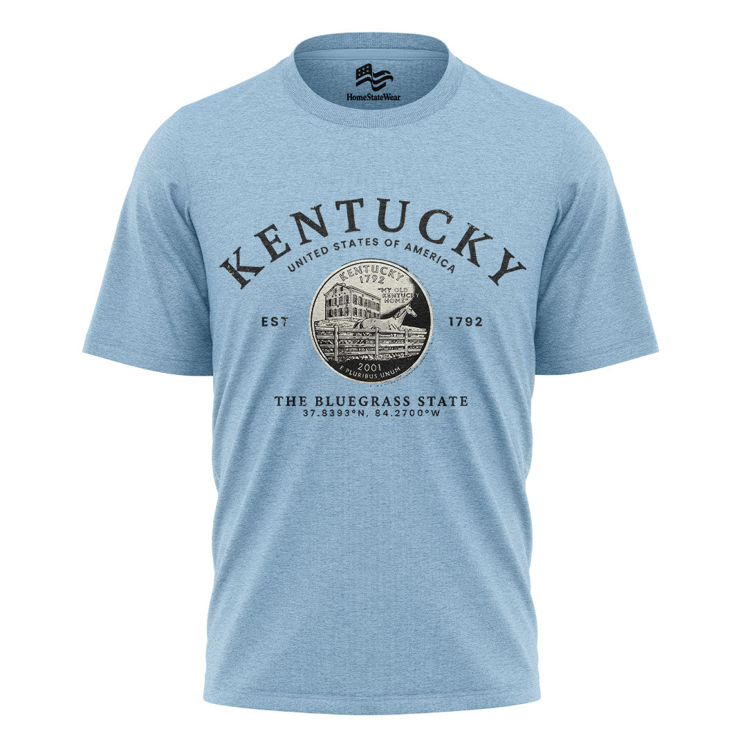 Kentucky Quarter T-Shirt | Bluegrass State Souvenir Tee