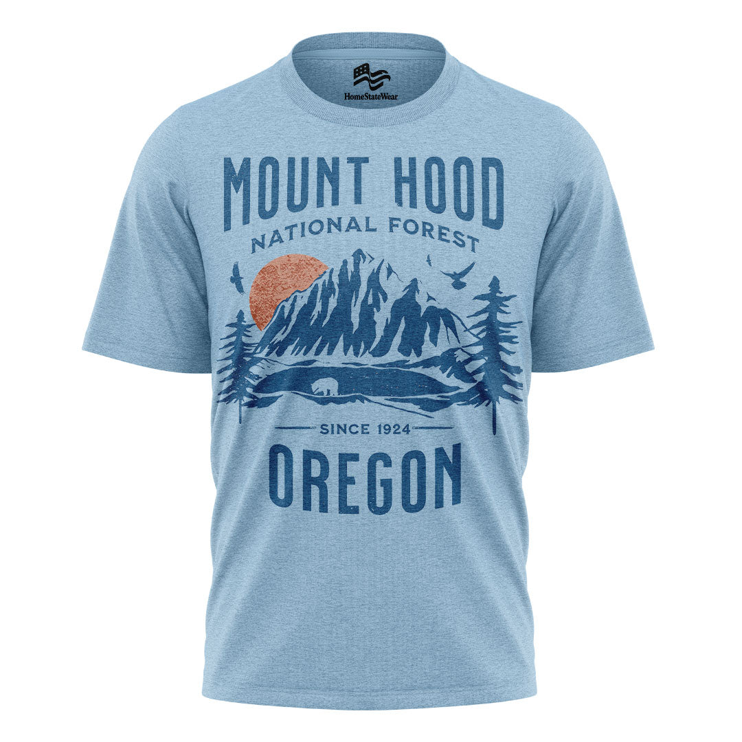 Mount Hood National Forest Comfort Colors® T-Shirt, Oregon Hiking Souvenir Tee