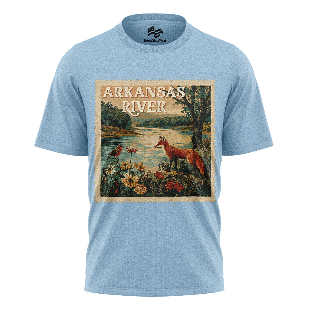 Arkansas River Fox Stamp Tee