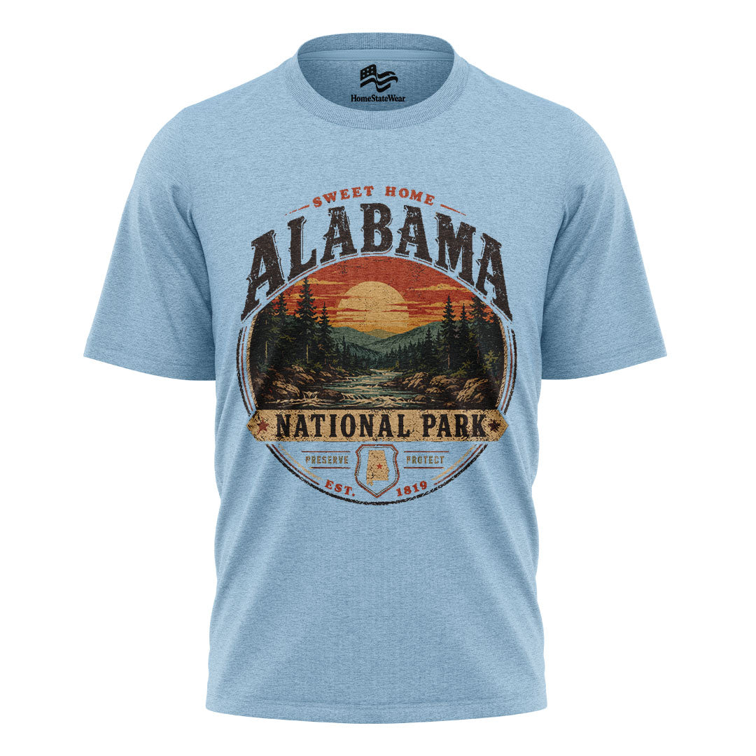 Alabama Wilderness Vintage Adventure Graphic Tee