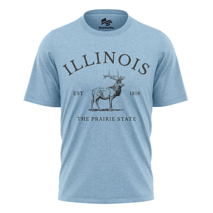 Illinois Elk T-Shirt | Prairie State Wildlife Tee