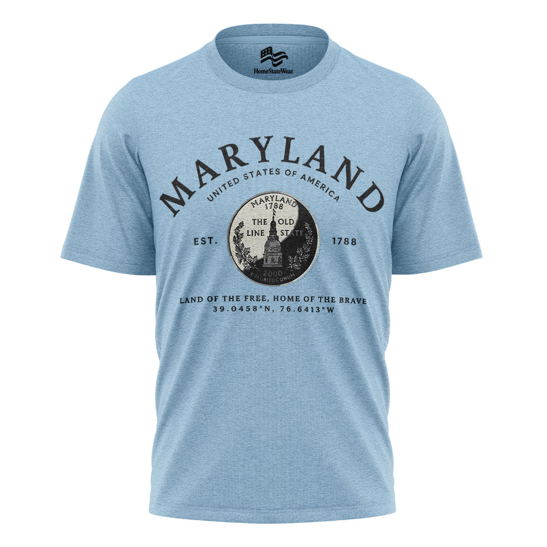 Maryland Quarter T-Shirt | Old Line State Gift Tee