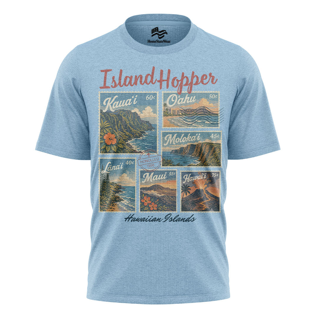 Hawaii Island Hopper Comfort Colors Tee | Tropical Travel Shirt