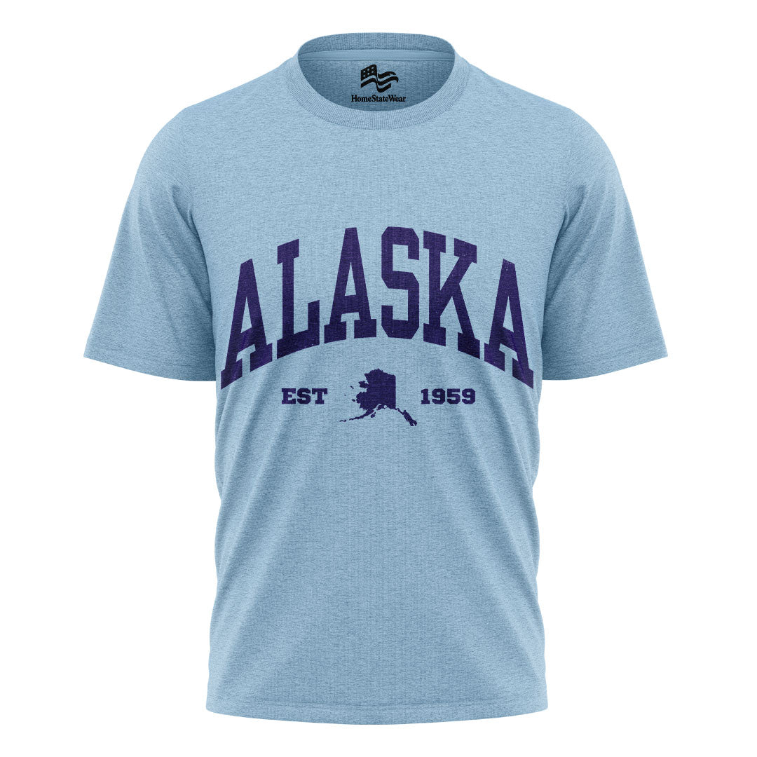 Alaska Map Comfort Colors Tee