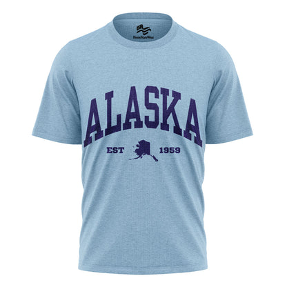 Alaska Map Comfort Colors Tee