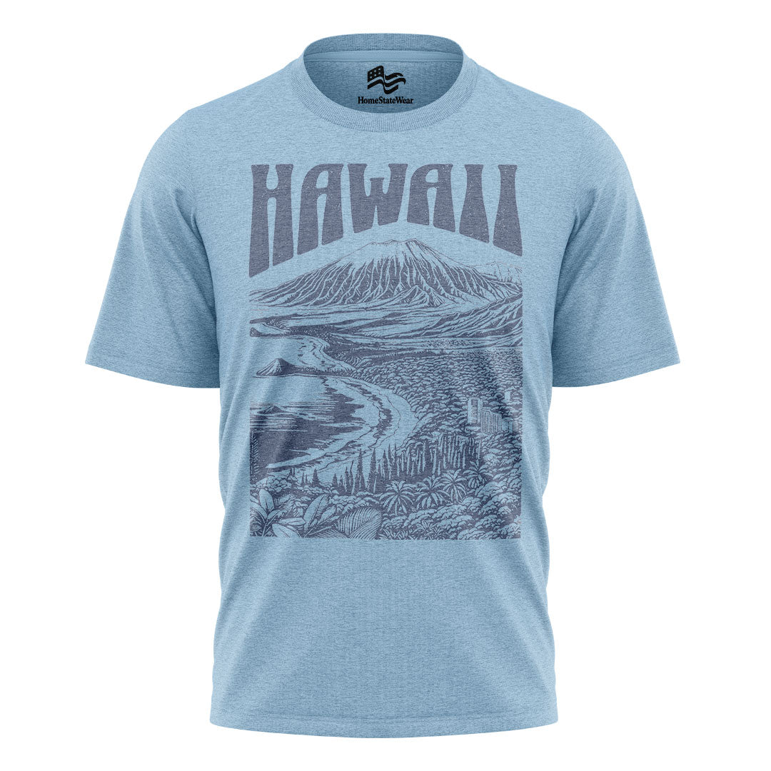 Retro Hawaii Aloha Tee | Vintage Tropical Beach Shirt