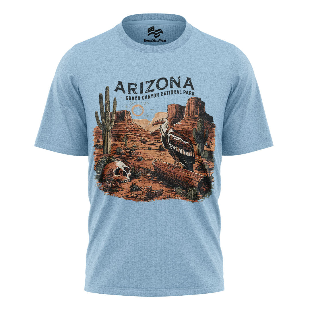 Arizona Hiking Camping Tee, Southwest Travel Gift