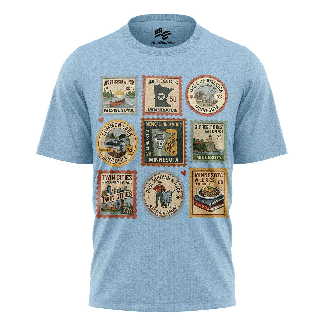 Minnesota State Stamp T-Shirt