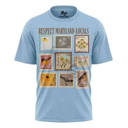 Maryland Wildlife T-Shirt | Bird Flower Nature Gift Tee