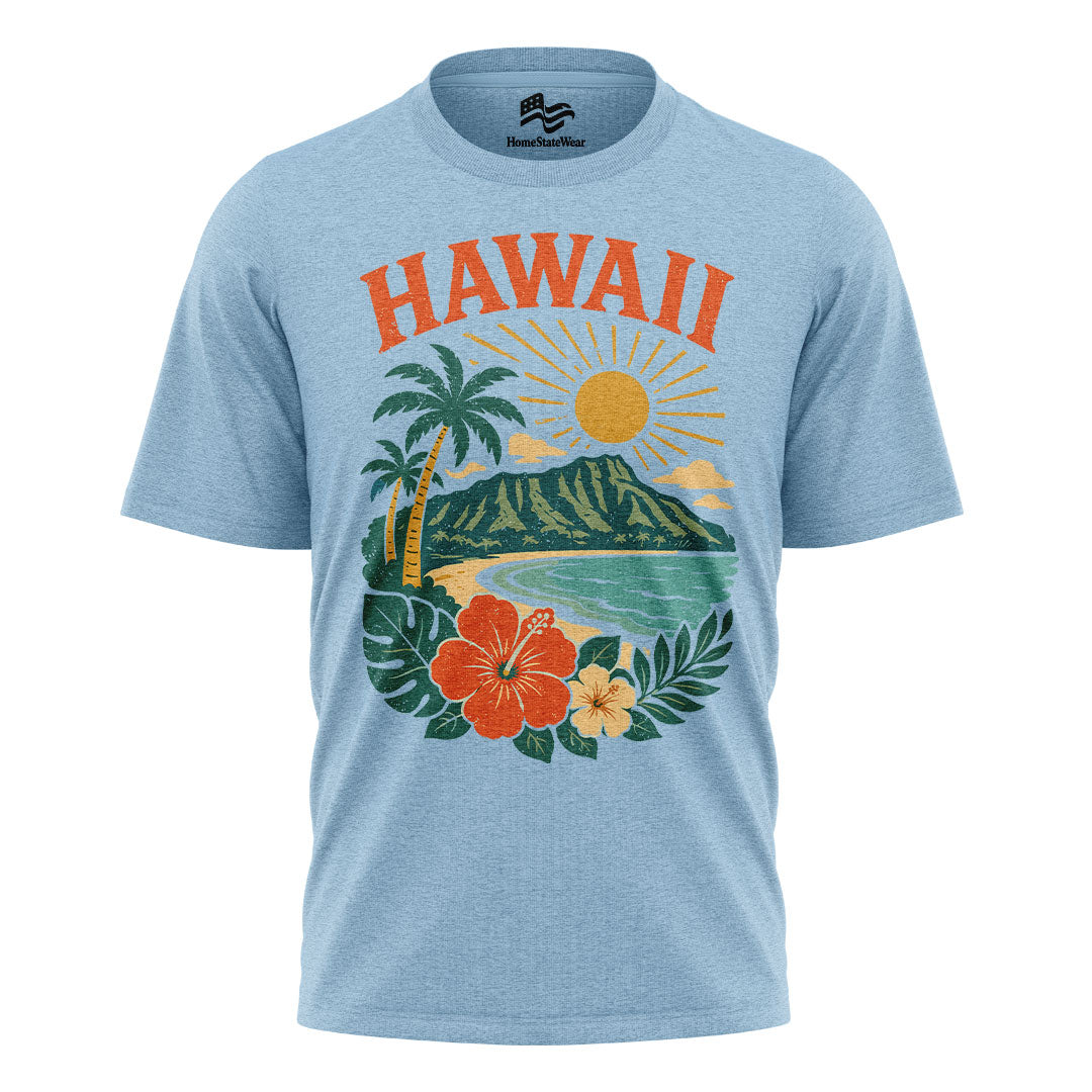 Hawaii Tropical Vacation Comfort Colors Beach Lover Travel Shirt