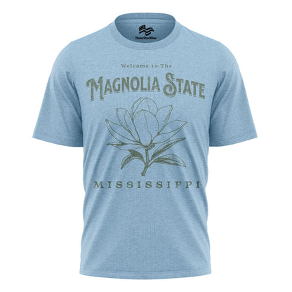 Welcome to Mississippi T-Shirt, Magnolia State Flower Tee,