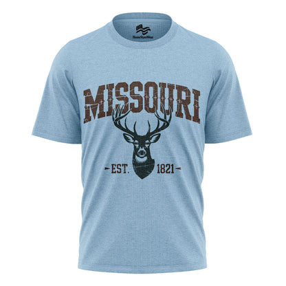 Missouri Deer Hunting T-Shirt, Vintage Wildlife Outdoor Tee