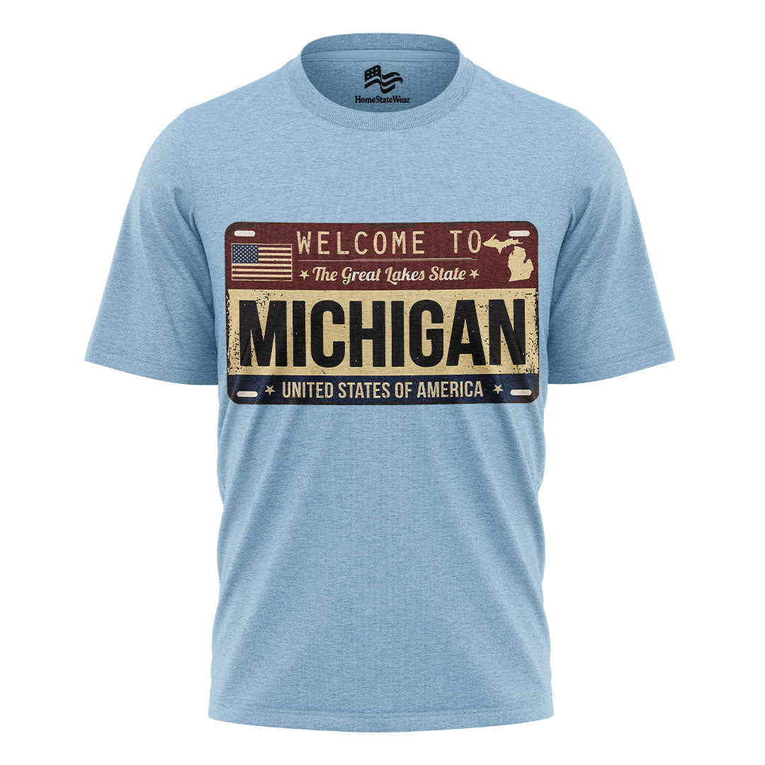 Welcome to Michigan T-Shirt | Great Lakes State Gift Tee