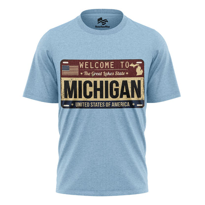 Welcome to Michigan T-Shirt | Great Lakes State Gift Tee