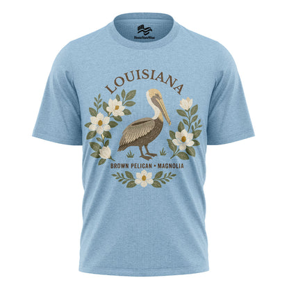 Louisiana Brown Pelican Tee | Magnolia Nature Gift Shirt