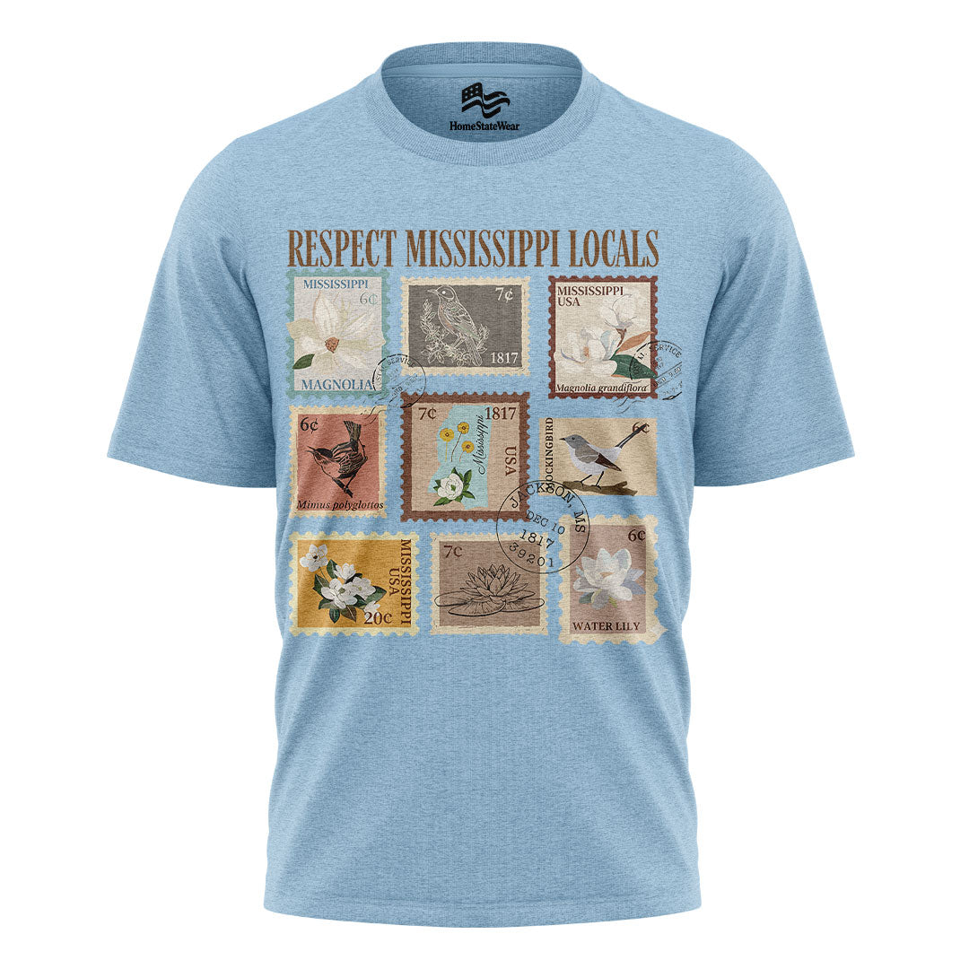 Wildlife Bird & State Flower T-Shirt, Nature Lover Graphic Tee