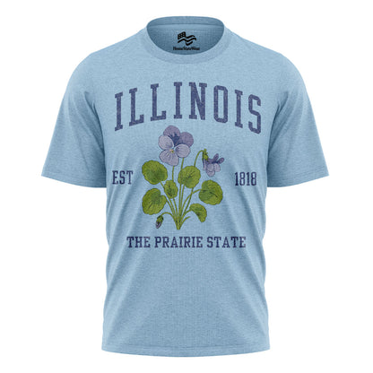 Illinois State Flower Tee | Prairie State Vintage Shirt
