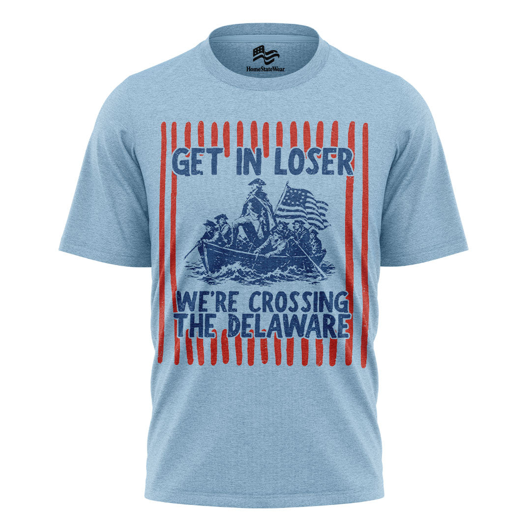 Funny Crossing the Delaware Tee | Patriotic 4th of July Shirt