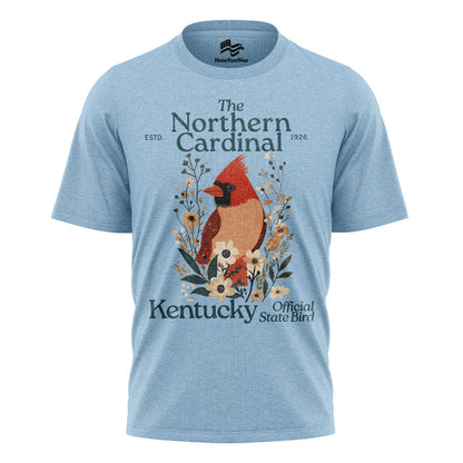 Kentucky Northern Cardinal Tee | Vintage Floral Bird Shirt