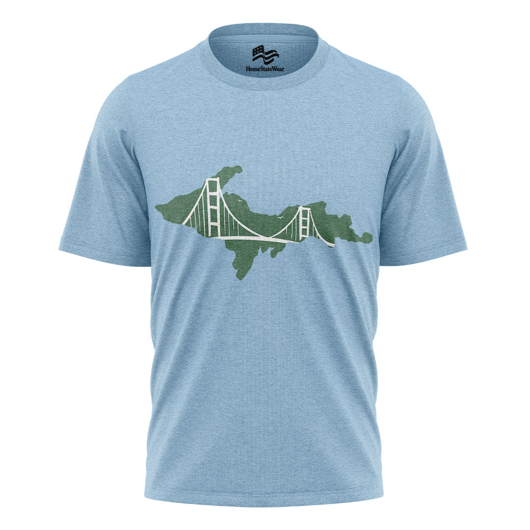 Upper Peninsula Michigan T-Shirt, UP Bridge Tee