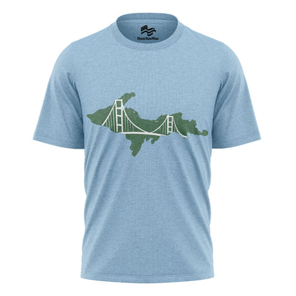 Upper Peninsula Michigan T-Shirt, UP Bridge Tee
