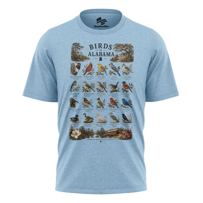 Alabama Birds T-Shirt, Bird Watching Nature Lover Tee