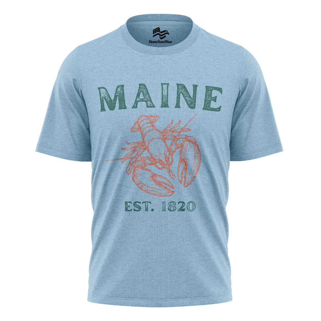Maine Lobster Comfort Colors Tee | Coastal Souvenir Shirt