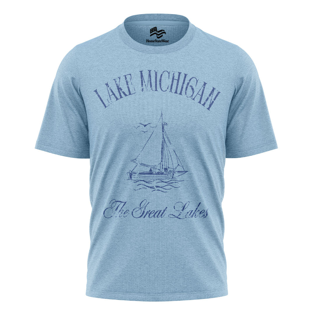 Lake Michigan Comfort Colors Tee | Great Lakes Vacation Shirt