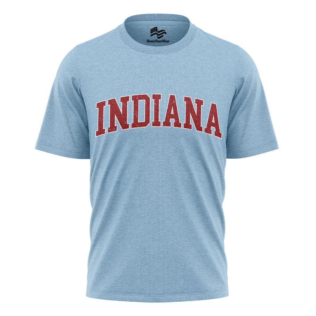 Indiana Varsity Comfort Colors T-Shirt, Distressed Football Graphic Tee