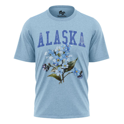 Alaska State Flower Comfort Colors Tee