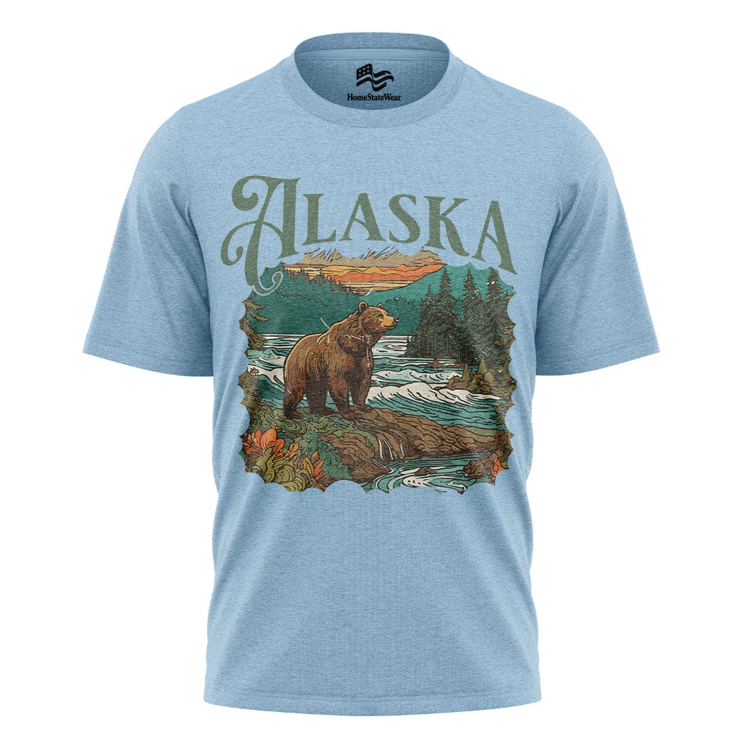 Alaska Wilderness Bear Graphic Tee