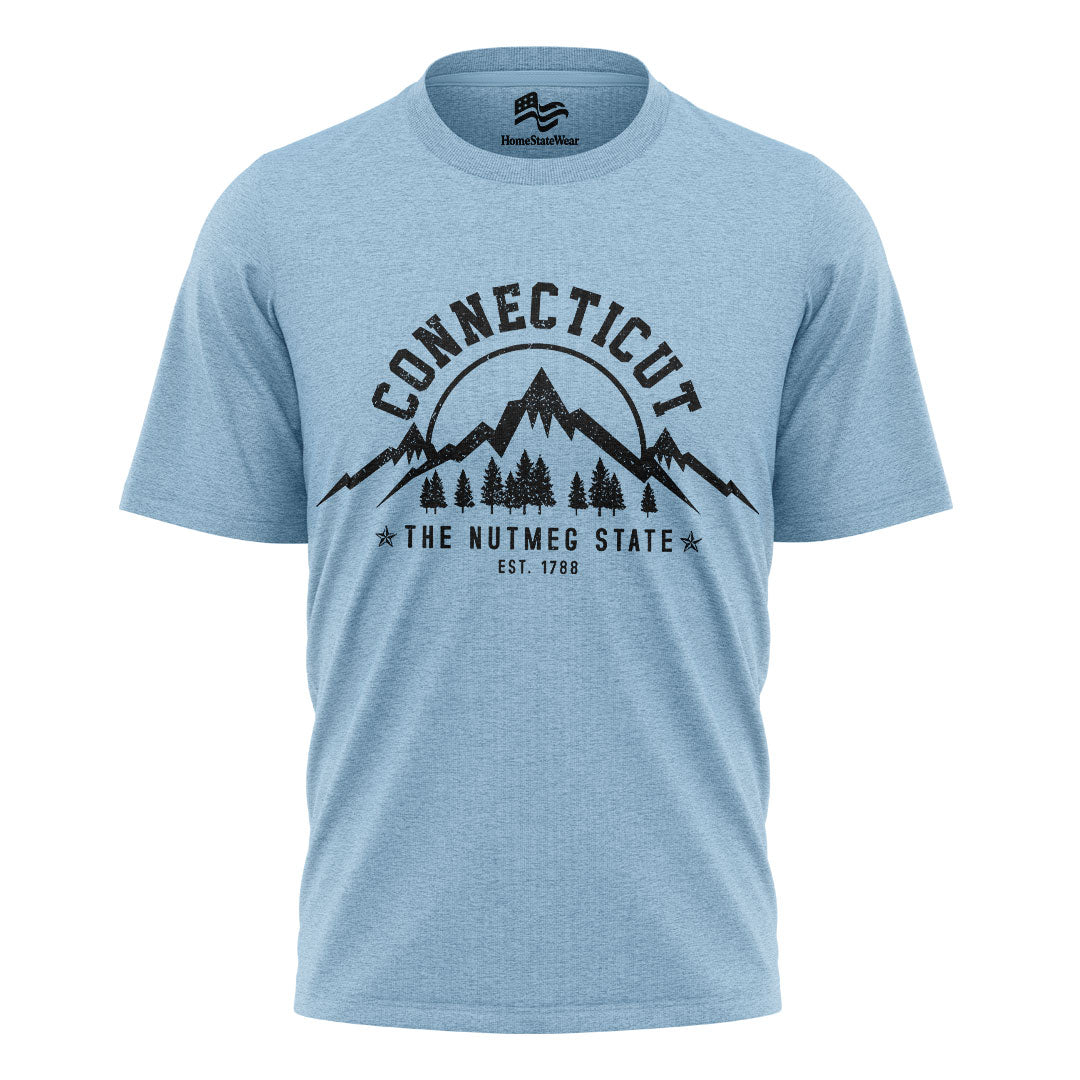 Connecticut Nutmeg State Tee | Vintage Mountain Forest Shirt