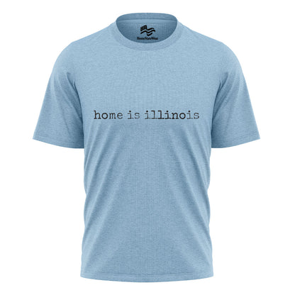 Home Is Illinois Comfort Colors Tee | Born and Raised Gift Shirt