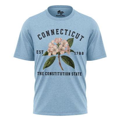Connecticut Mountain Laurel Flower Tee | Vintage State Floral Shirt