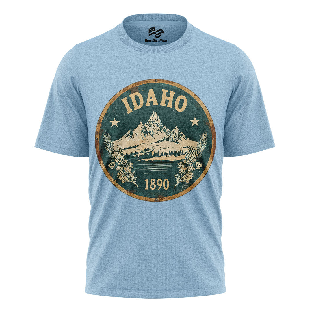 Idaho Mountain Graphic Tee | Scenic Nature Hiking Shirt
