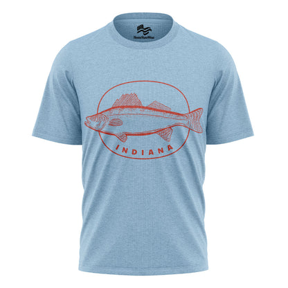 Indiana Comfort Colors Tee | Retro State Pride Shirt