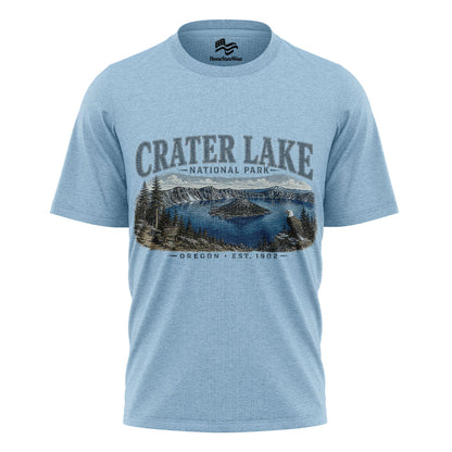 Crater Lake National Park T-Shirt, Vintage Oregon Lake Mountain Tee