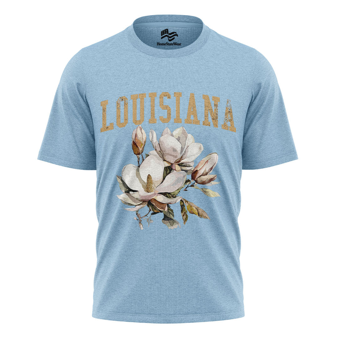 Louisiana Magnolia Comfort Colors Tee | State Flower Gift Shirt