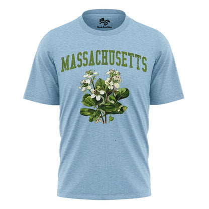 Massachusetts Mayflower Comfort Colors Tee | State Flower Gift Shirt