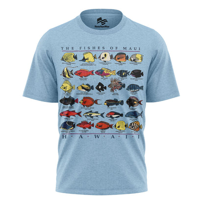 Fishes of Maui Hawaii Vintage 90s Fish Graphic Shirt