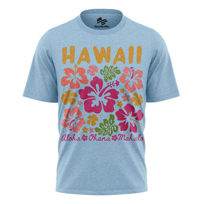 Hawaii Hibiscus Aloha Tropical Vacation Graphic Shirt