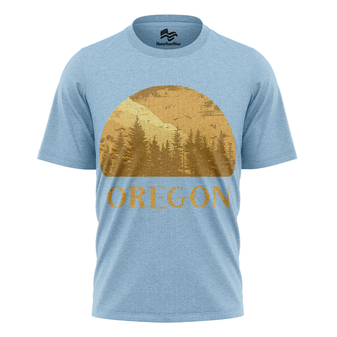 Oregon Comfort Colors® T-Shirt, Pacific Northwest Mountain Souvenir Tee