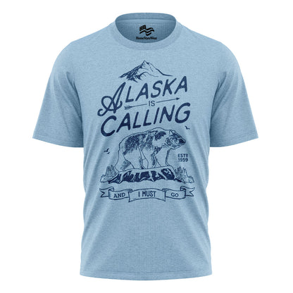 Alaska Is Calling Bear Travel Vacation Shirt