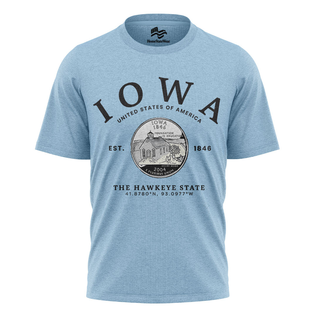 Iowa Hawkeye State T-Shirt | State Pride Gift Tee