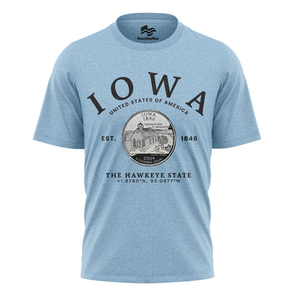 Iowa Hawkeye State T-Shirt | State Pride Gift Tee
