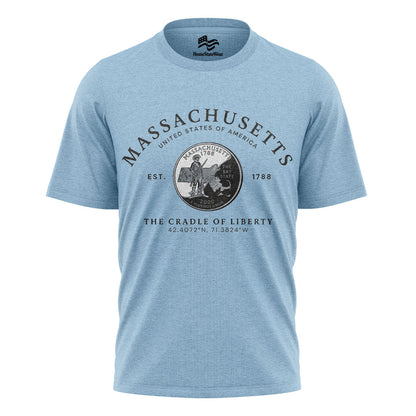 Massachusetts T-Shirt | Bay State Souvenir Tee