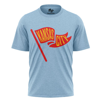 Kansas City Football Comfort Colors T-Shirt