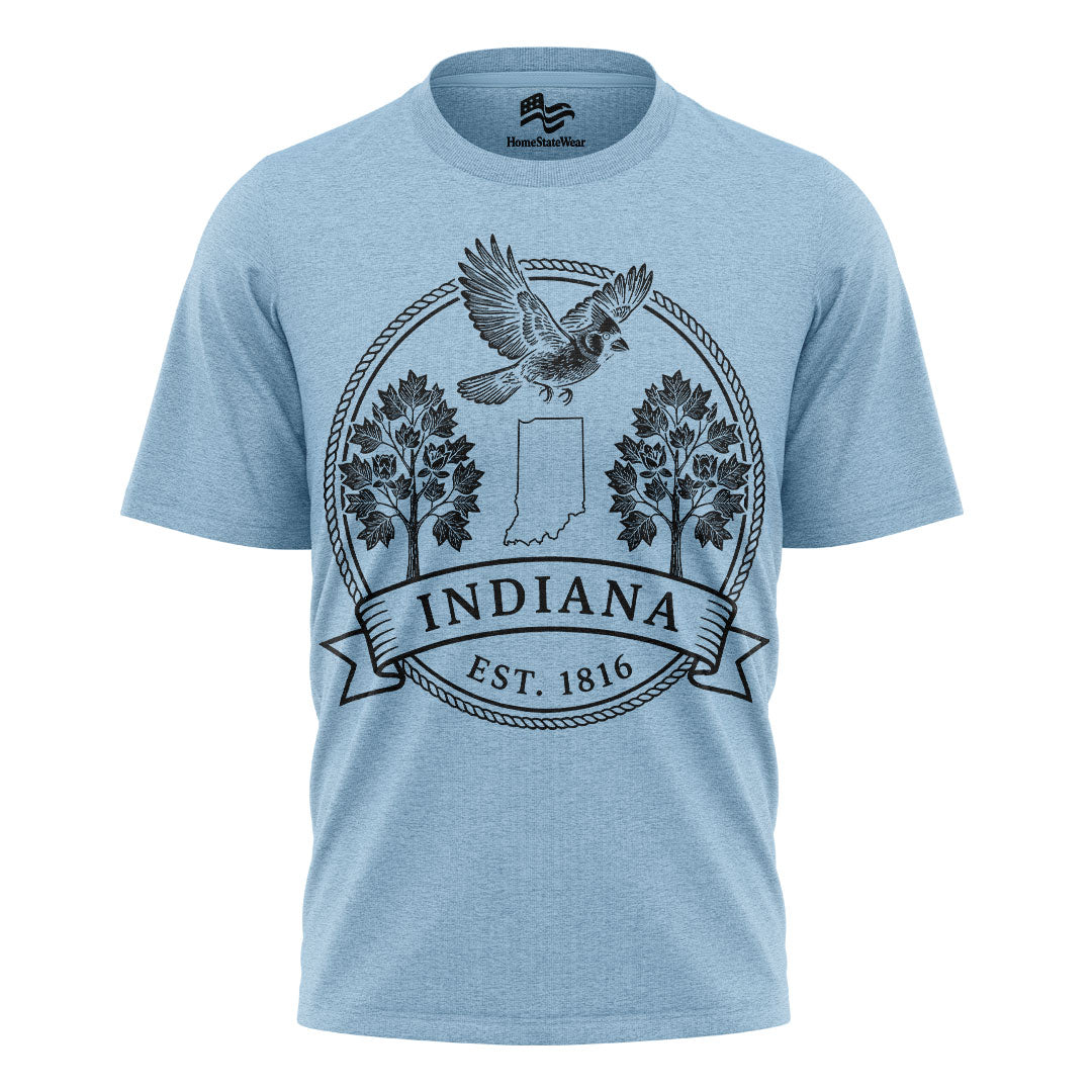 Indiana Est 1816 T-Shirt | Cardinal & Tulip Tree Tee